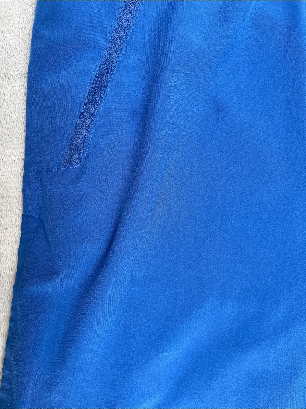 Patagonia Men’s Nine Trails lined Blue Athletic Training Shorts 8” inseam gym M